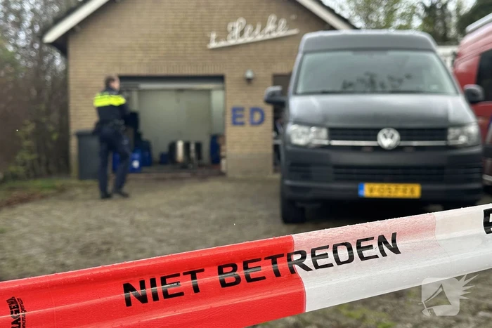 Drugslab in garage bij Woning
