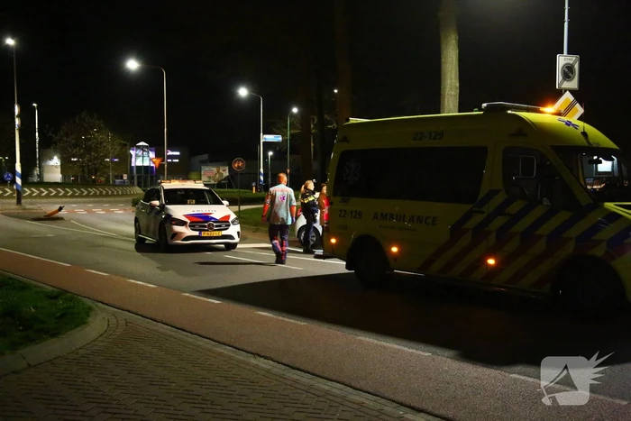 Automobilist eindigt tegen boom