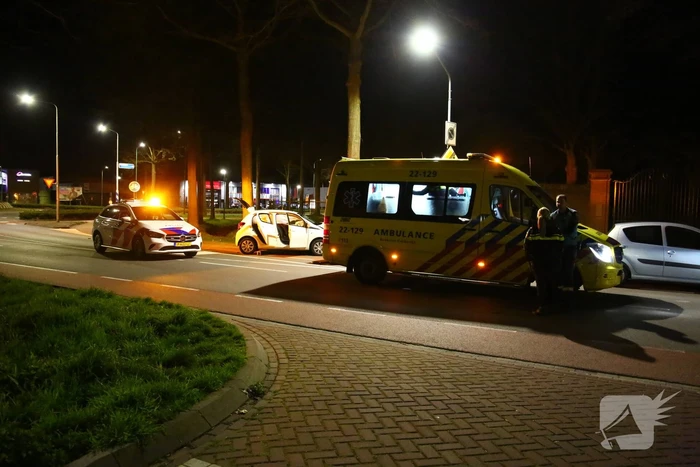 Automobilist eindigt tegen boom