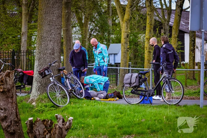 Fietser gaat onderuit en raakt gewond