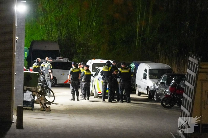 Inval in een bedrijfspand