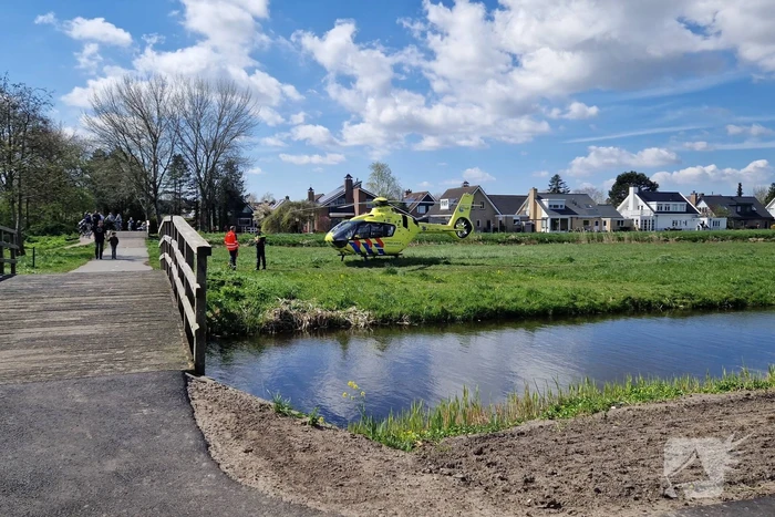 Trauma-arts per helikopter ingevlogen