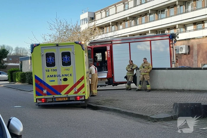 Brandweer controleert appartement op brand