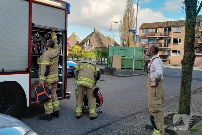 Brandweer controleert appartement op brand