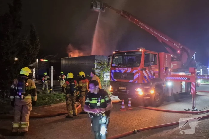Grote brand in sauna