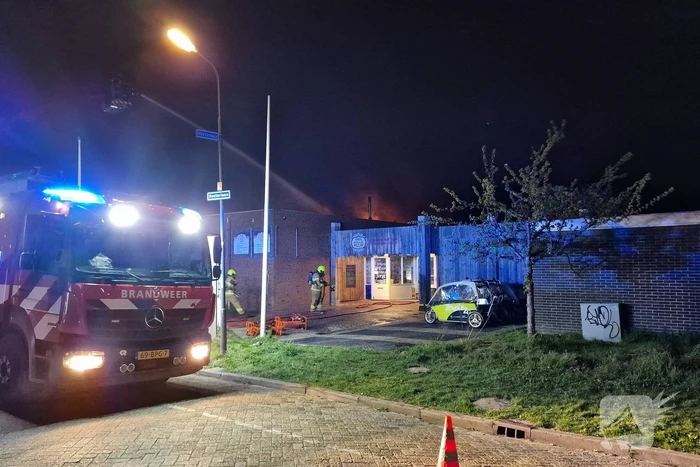 Grote brand in sauna