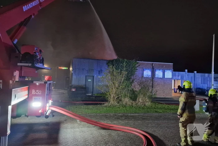Grote brand in sauna