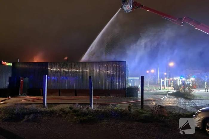 Grote brand in sauna