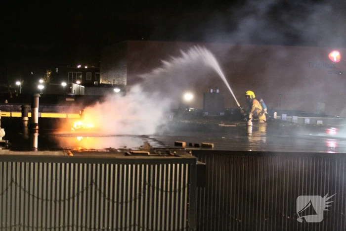 Grote brand in sauna
