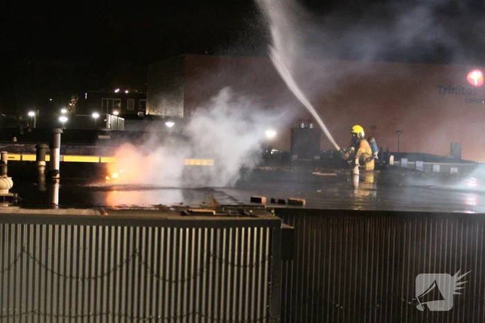 Grote brand in sauna