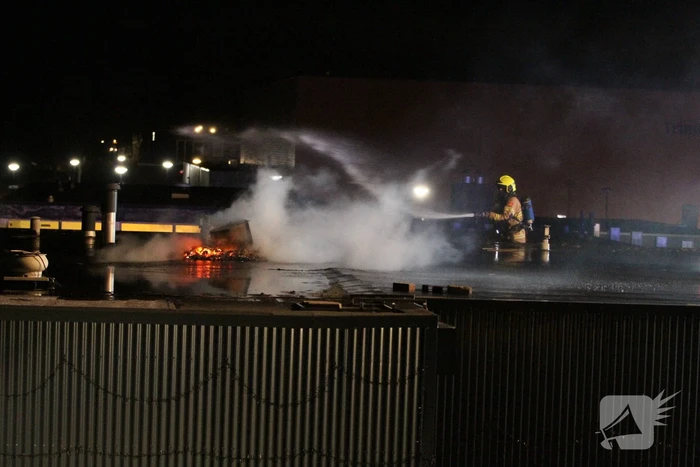 Grote brand in sauna