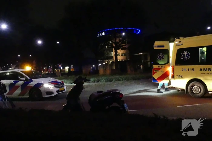 Scooterrijder gewond na val
