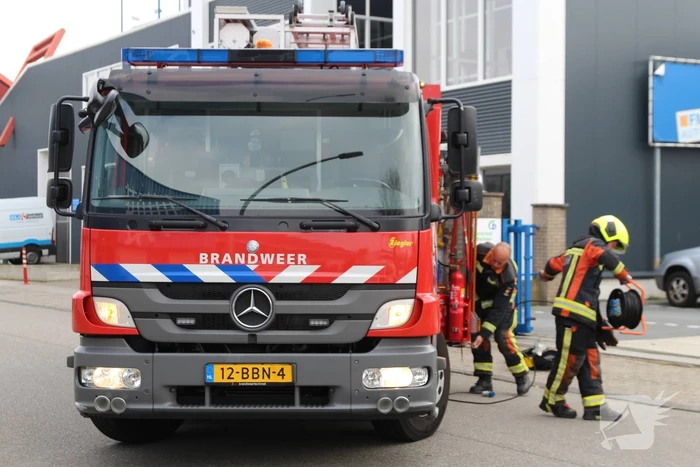 Gasleiding geraakt tijdens graafwerkzaamheden