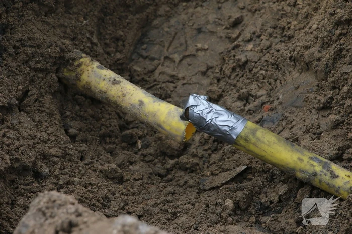 Gasleiding geraakt tijdens graafwerkzaamheden