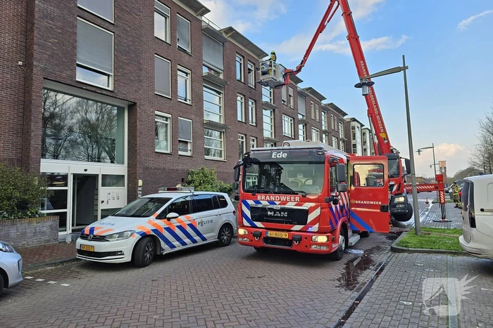 Woningbrand in bovenwoning