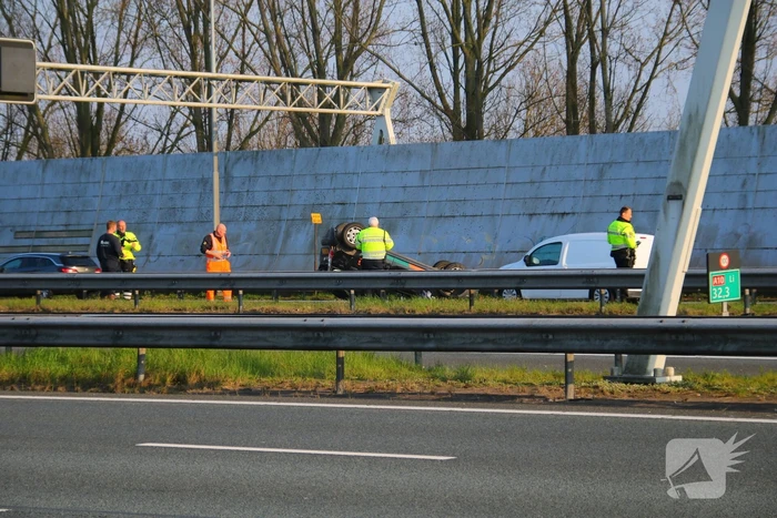 Auto op de kop