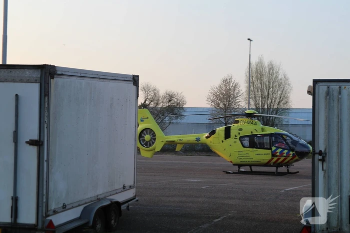 Traumateam assisteert bij incident in woning