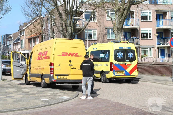 Fietser gewond bij aanrijding met bezorger