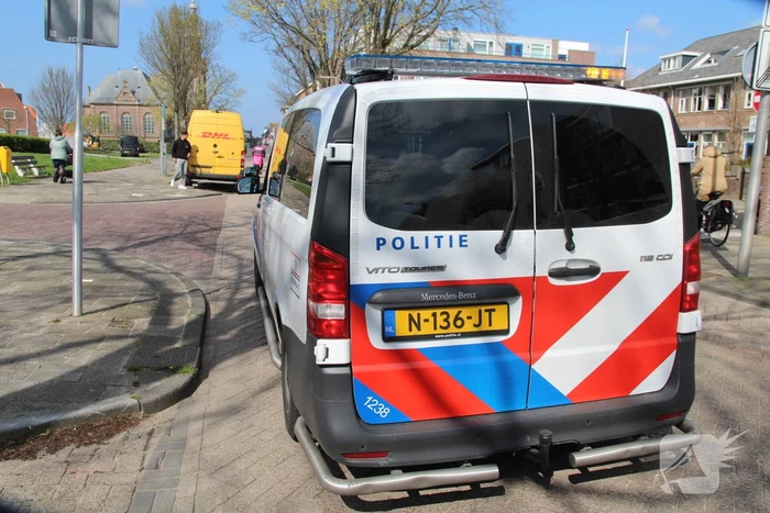 Fietser gewond bij aanrijding met bezorger