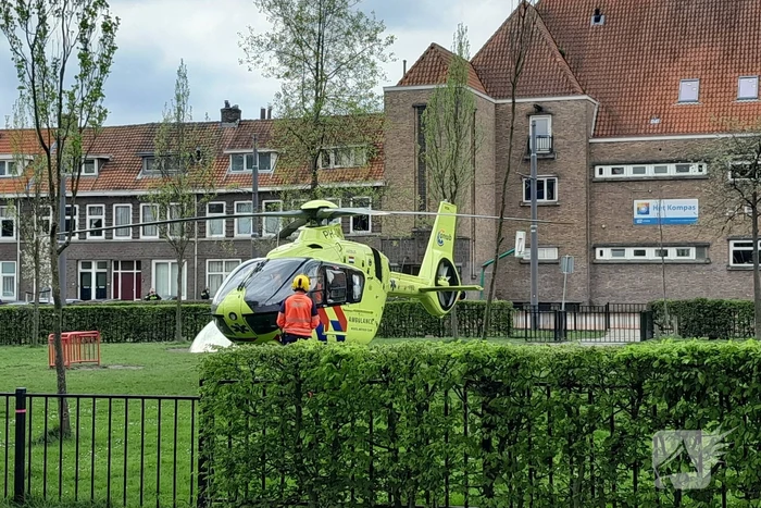 Traumahelikopter ingezet voor incident