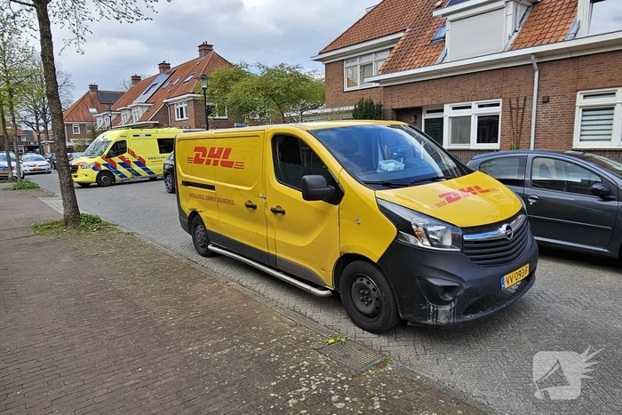 Fietser gewond bij aanrijding met bezorger