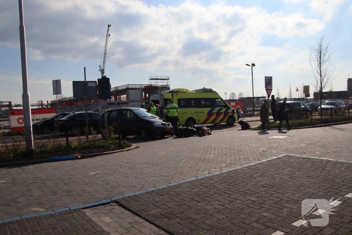 Scooterrijder gewond bij aanrijding