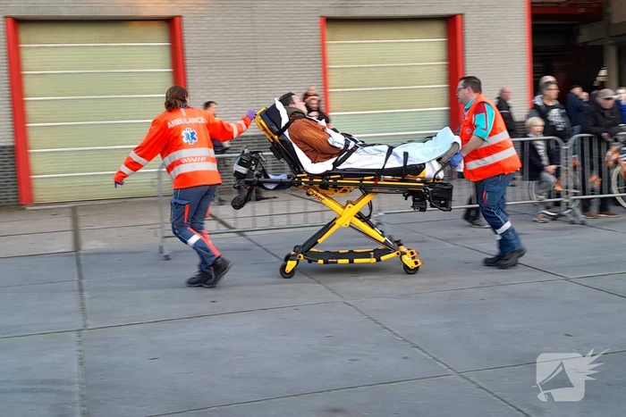 Hulpverleners oefenen aanrijding met heftruck