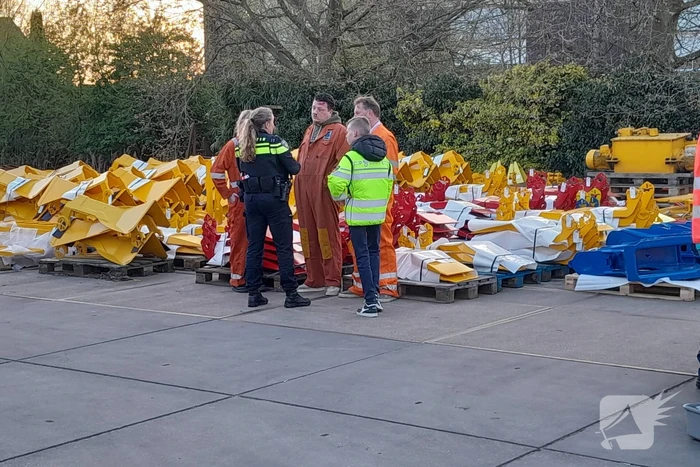 Hulpverleners oefenen aanrijding met heftruck