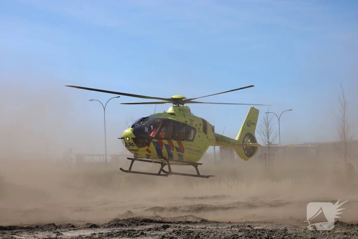 Traumahelikopter landt voor incident