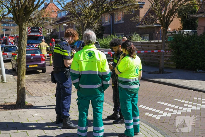 Brand en gaslek in meterkast van woning