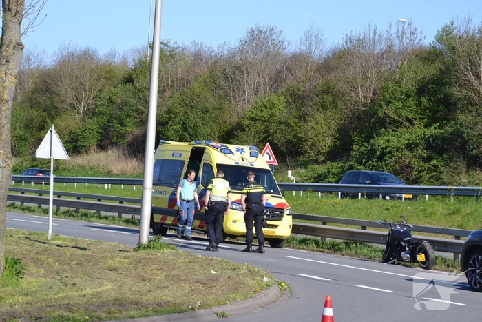 Motorrijder gewond bij botsing met auto