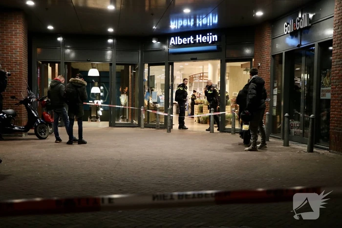 Overval op Albert Heijn supermarkt