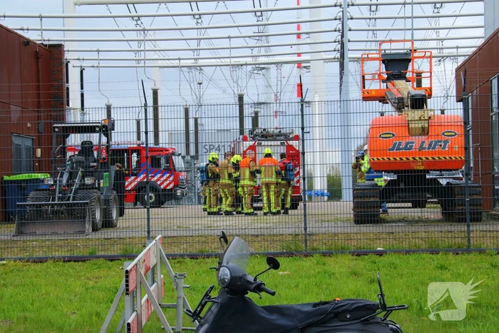 Brand bij Liander onderstation