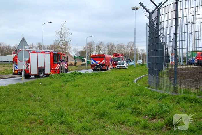 Brand bij Liander onderstation