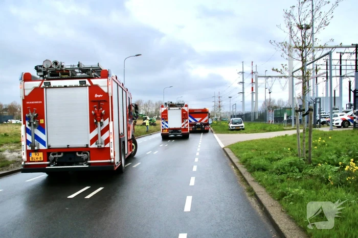 Brand bij Liander onderstation