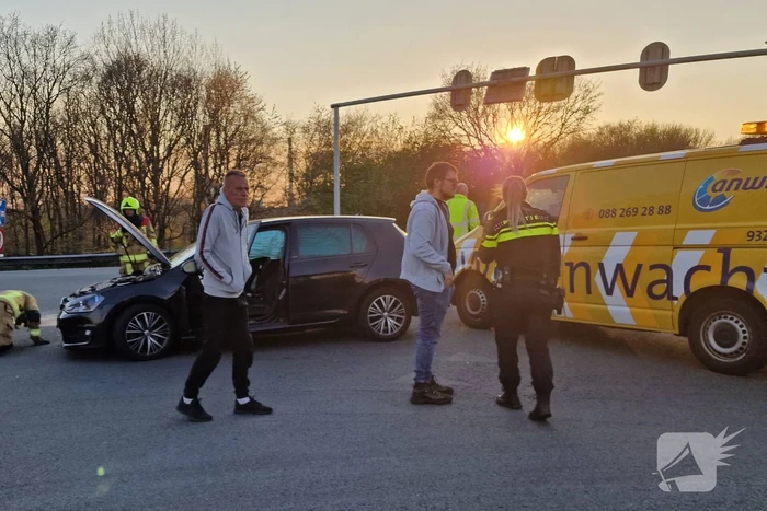Flinke schade bij botsing op kruispunt