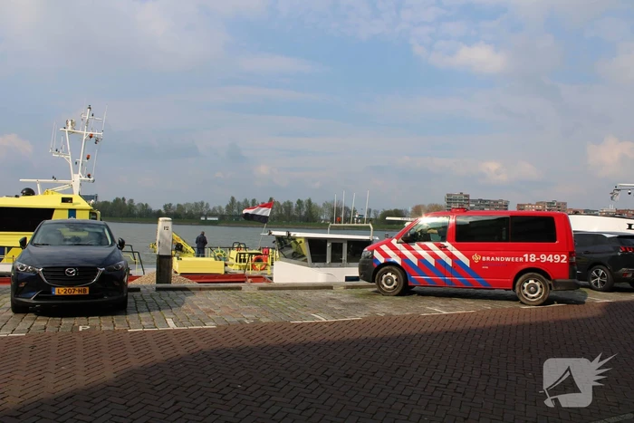 Binnenvaartschepen beschadigd na botsing