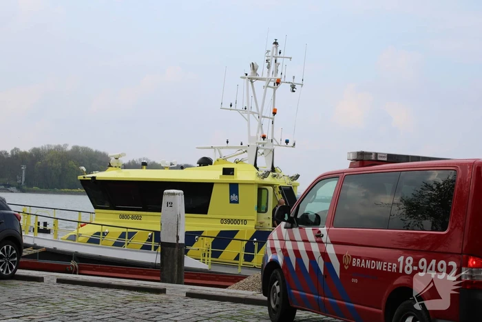 Binnenvaartschepen beschadigd na botsing