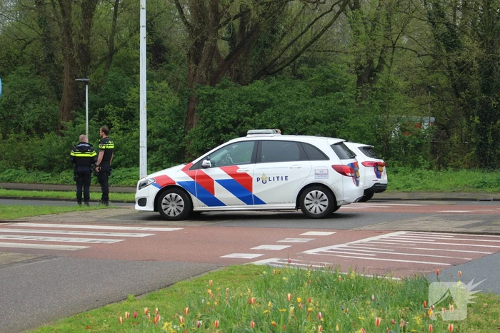Automobilist botst tegen lantaarnpaal