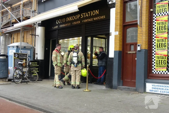 Onderzoek naar gaslucht in winkel