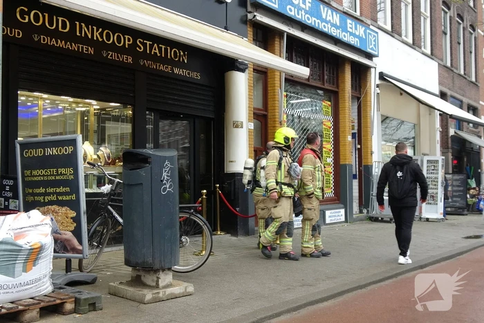 Onderzoek naar gaslucht in winkel
