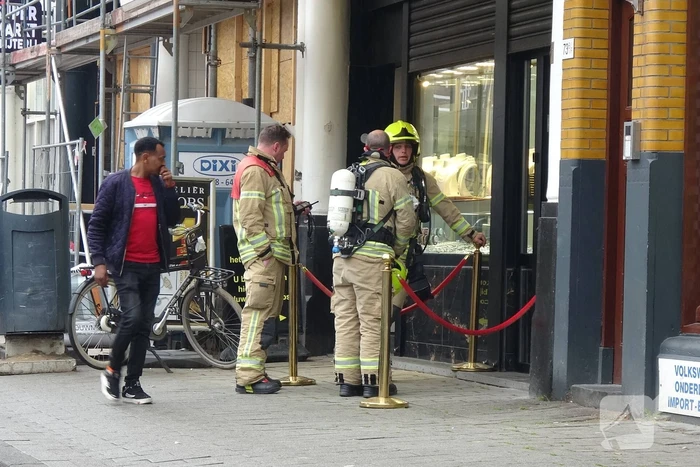 Onderzoek naar gaslucht in winkel