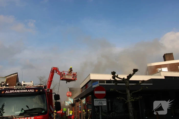 Keukenbrand in snackbar
