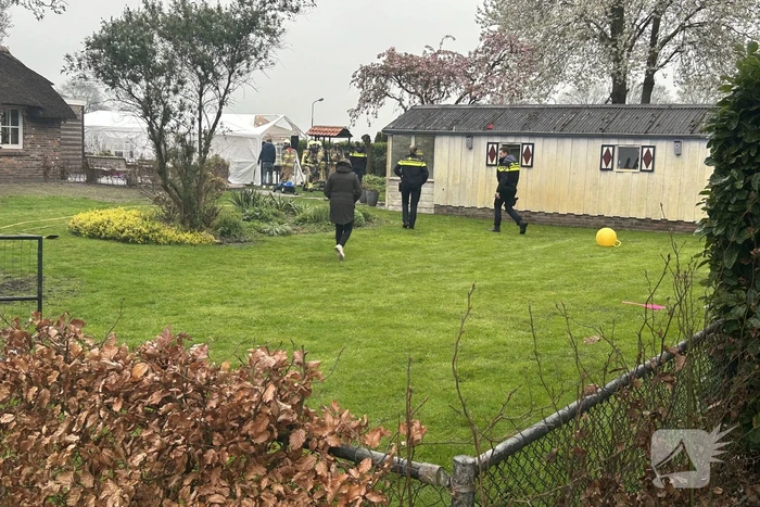 Barbecue veroorzaakt brand in partytent