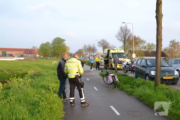 E-biker gewond bij aanrijding met auto