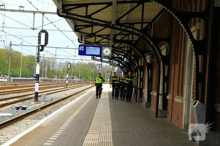 Politie ingezet op station