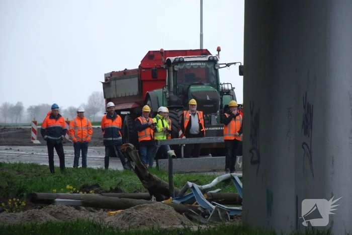 Sloop viaduct in volle gang