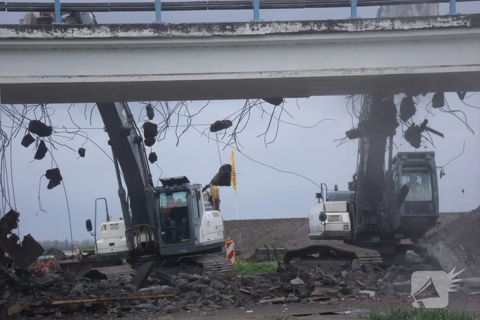 Sloop viaduct in volle gang