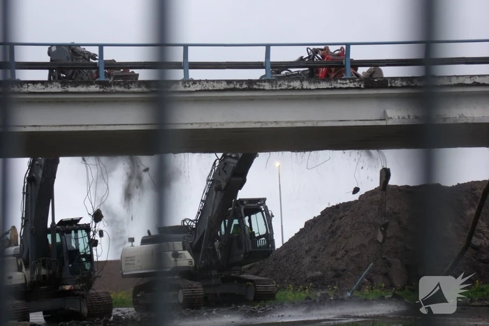 Sloop viaduct in volle gang