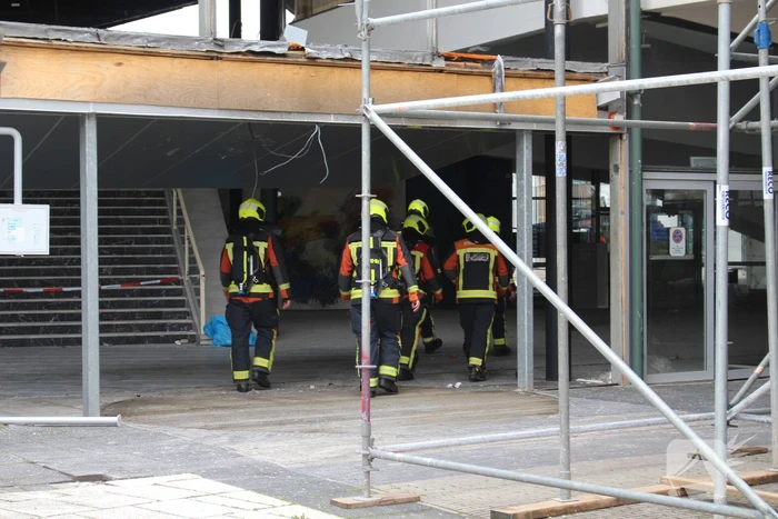 Brand in pand universiteit snel gedoofd